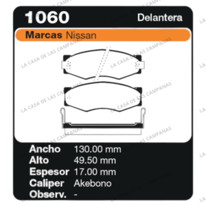 FRI-1060 Pastilla de Freno
