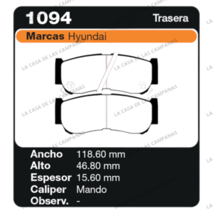 FRI-1094 Pastilla de Freno