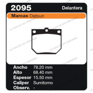 FRI-2095 Pastilla de Freno