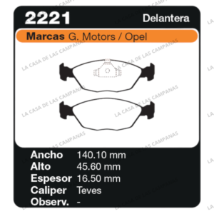 FRI-2221 Pastilla de Freno