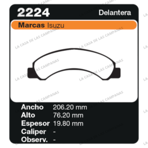 FRI-2224 Pastilla de Freno