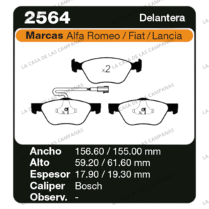 FRI-2564 Pastilla de Freno
