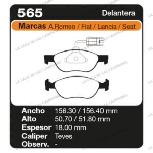 FRI-565 Pastilla de Freno