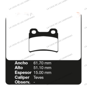 FRI-603 Pastilla de Freno