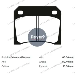FRI-700CX1 Pastilla de Freno