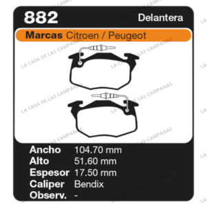 FRI-882 Pastilla de Freno