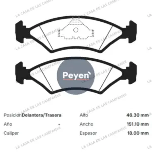 FRI-990CX4 Pastilla de Freno
