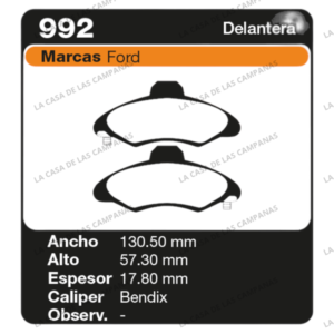 FRI-992 Pastilla de Freno