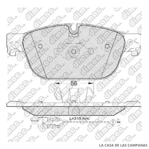 078-12550 PASTILLA DE FRENO