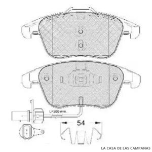 078-12969 PASTILLA DE FRENO
