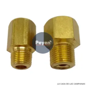 242011 Conector Bronce M-3/8x24 H-7/16x24