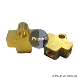 266001 Conexión De Bronce 2 Bocas 3/16